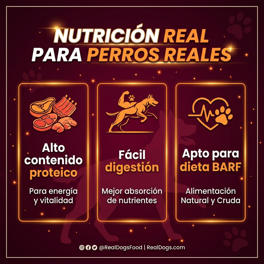 Nutrición Real para Perros Reales